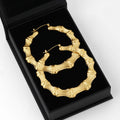 Bamboo Hoop Earrings | Earrings by DORADO