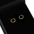 Cuban Link Huggie Earrings | Earrings by DORADO