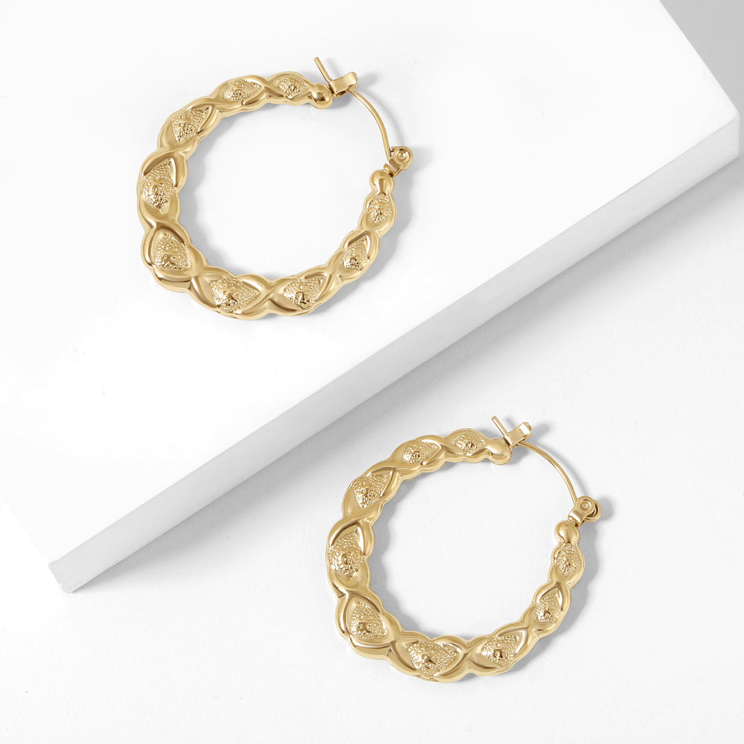 XOXO Hoop Earrings | Earrings by DORADO