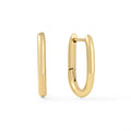 Paper Clip Hoop Earrings | Earrings by DORADO
