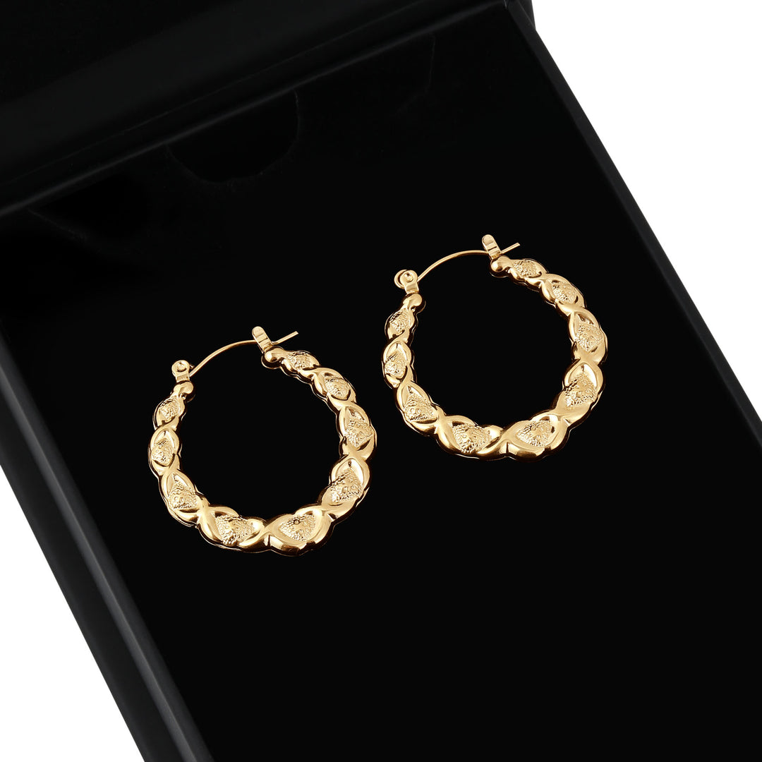 XOXO Hoop Earrings | Earrings by DORADO