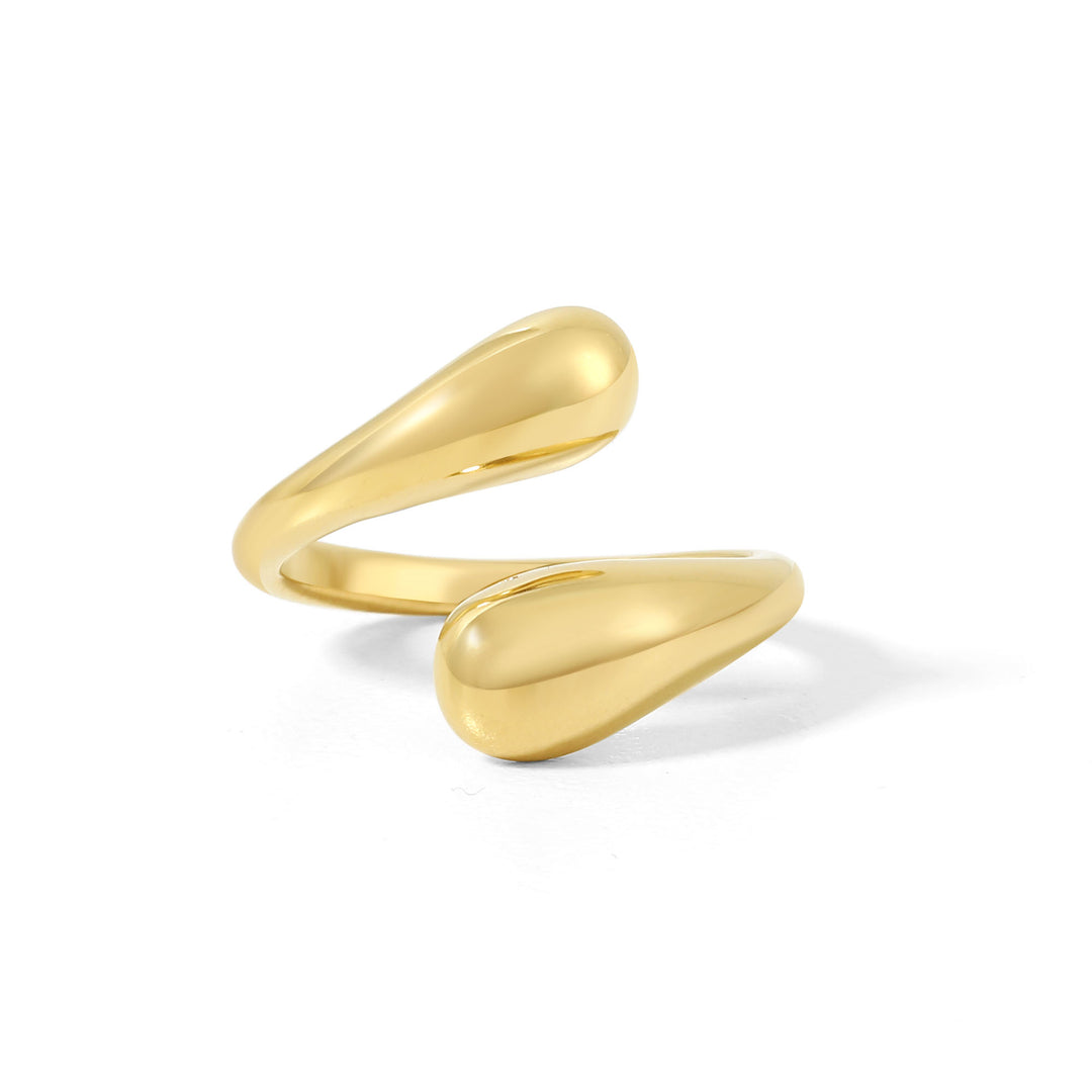 Open Twist Drop Ring | Rings by DORADO