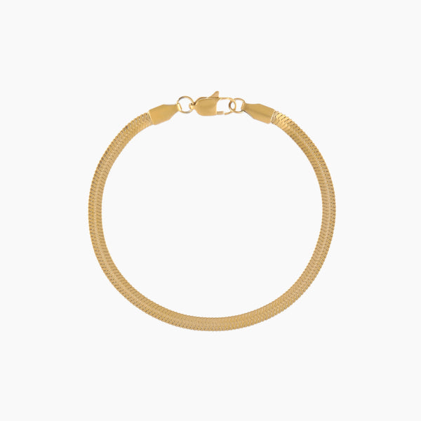 Herringbone Bracelet - 4mm | Bracelets by DORADO