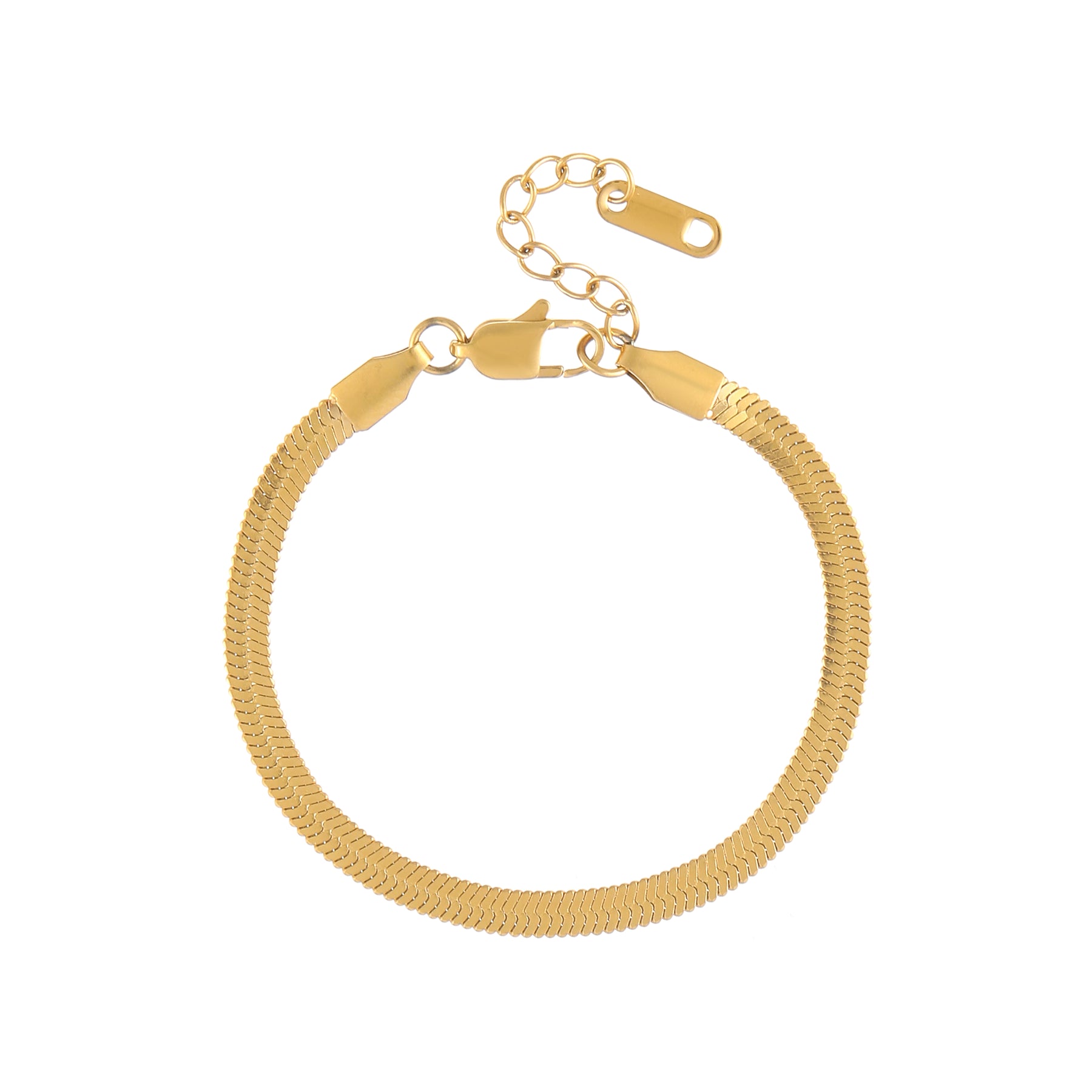 Herringbone Bracelet - 4mm | Bracelets by DORADO