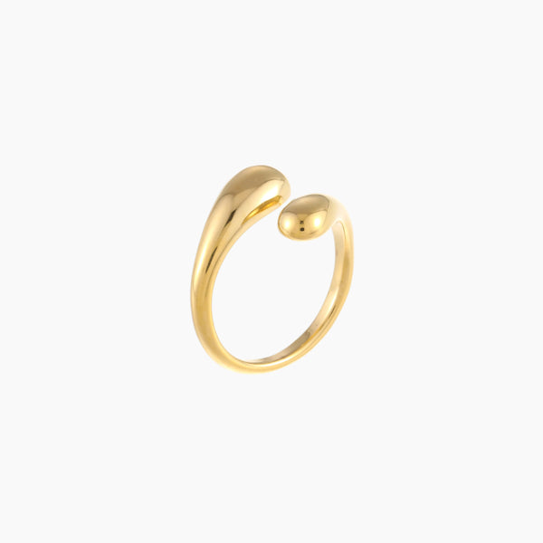 Open Twist Drop Ring | Rings by DORADO