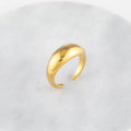Slim Bold Dome Ring