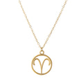 Zodiac Sign Pendant Necklace