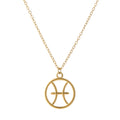 Zodiac Sign Pendant Necklace