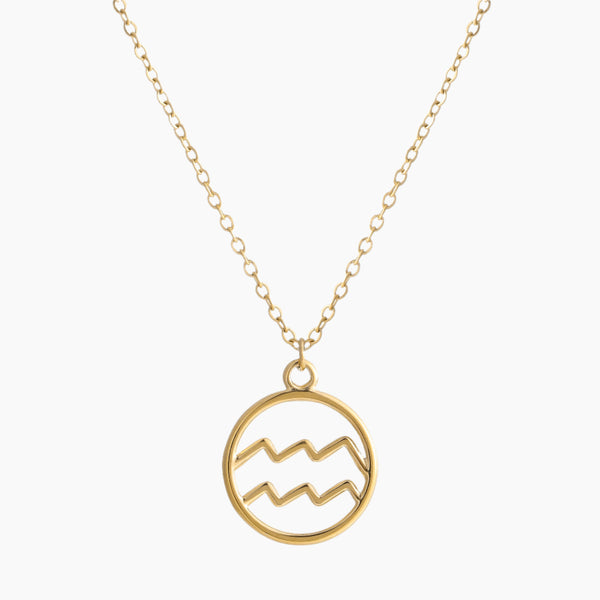 Zodiac Sign Pendant Necklace | Necklaces by DORADO
