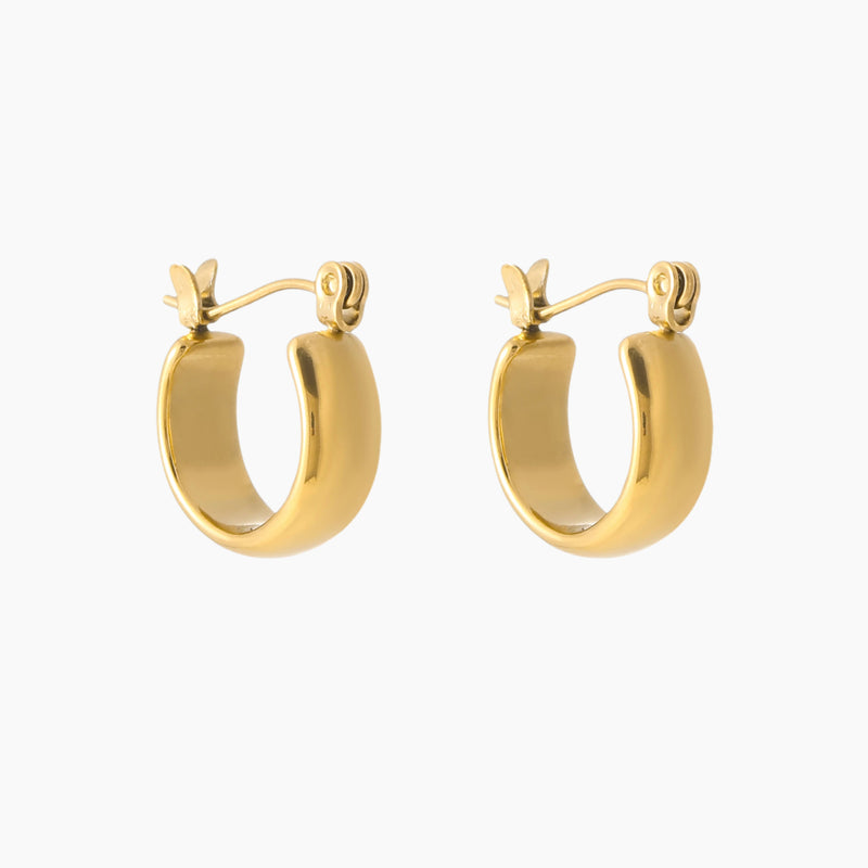 Bold Dome Hoop Earrings