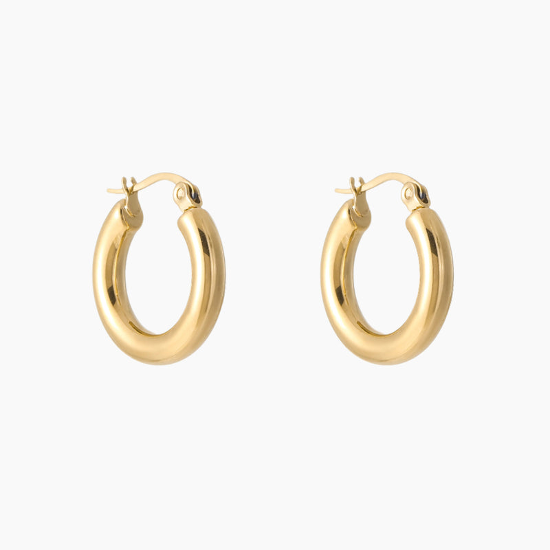 Bold Tube Hoop Earrings