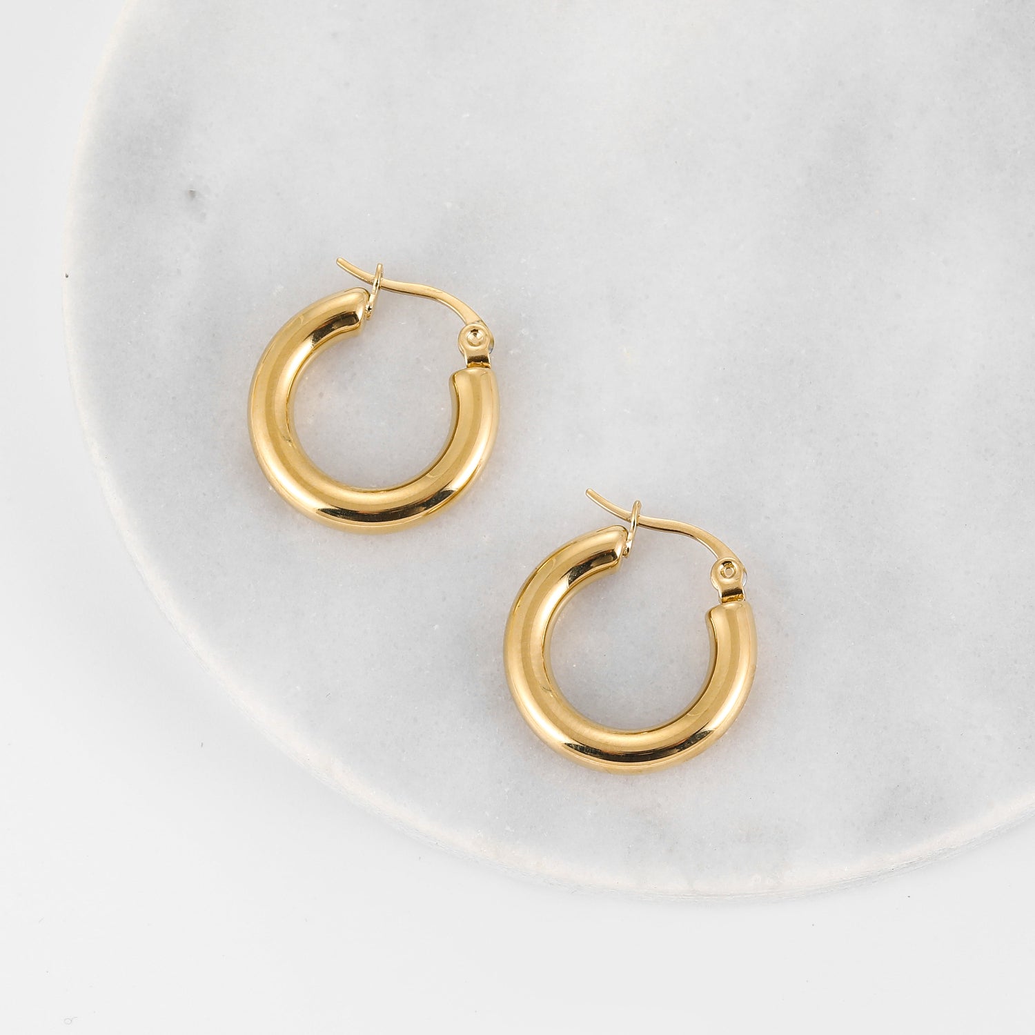 Bold Tube Hoop Earrings | Earrings by DORADO