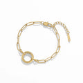 Paperclip Charm Bracelet | Bracelets by DORADO