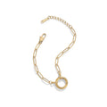Paperclip Charm Bracelet | Bracelets by DORADO