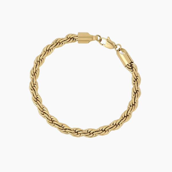 Rope Chain Bracelet - 6mm | DORADO