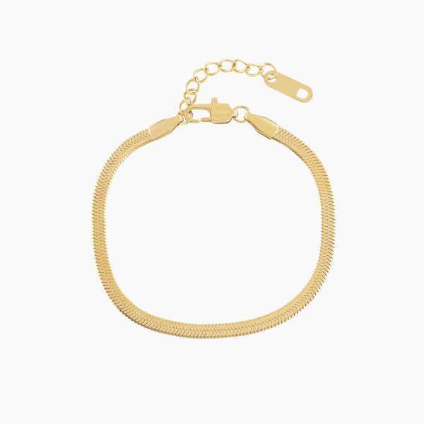 Herringbone Anklet - 3mm | Anklets by DORADO