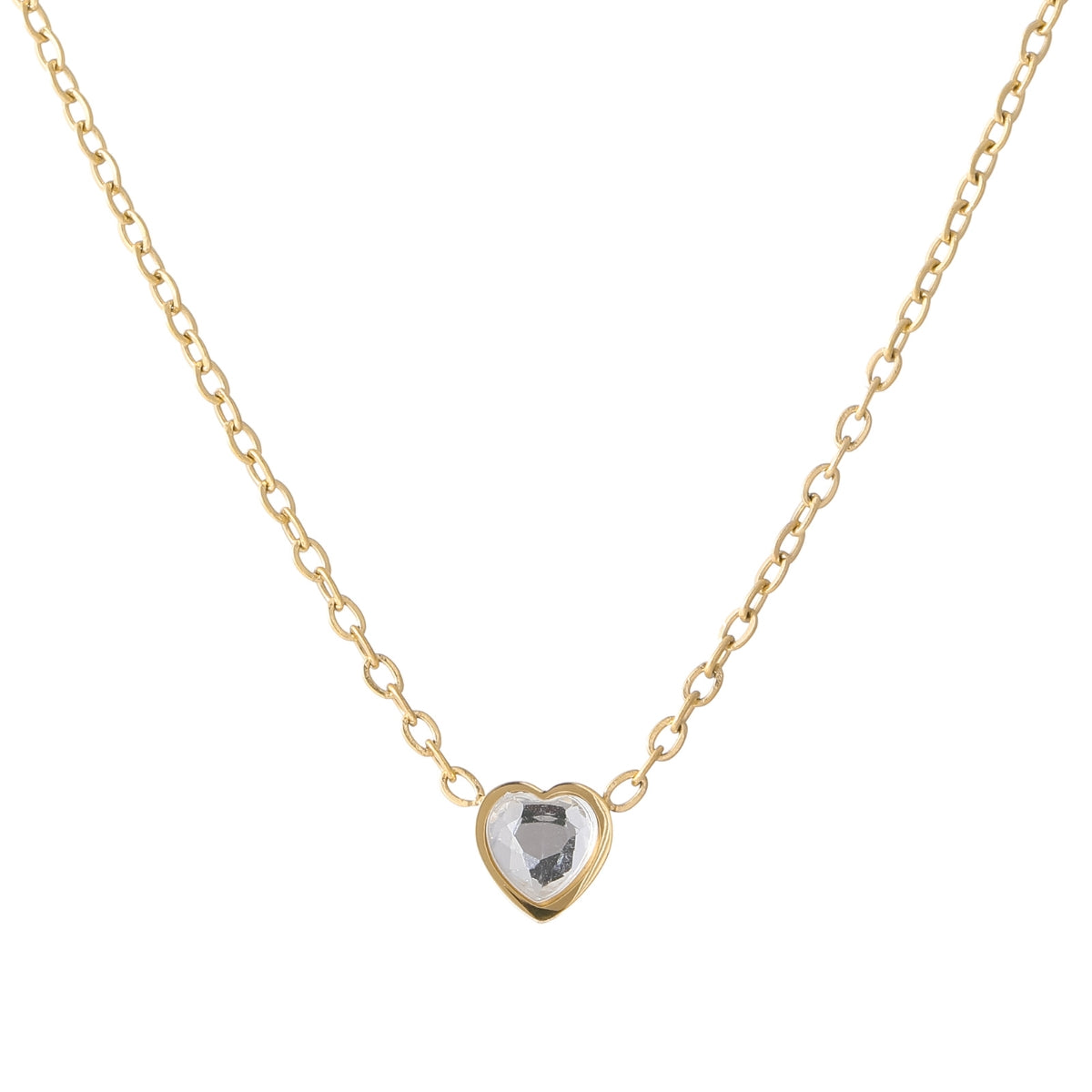 Heart Birthstone Necklace | Necklaces by DORADO