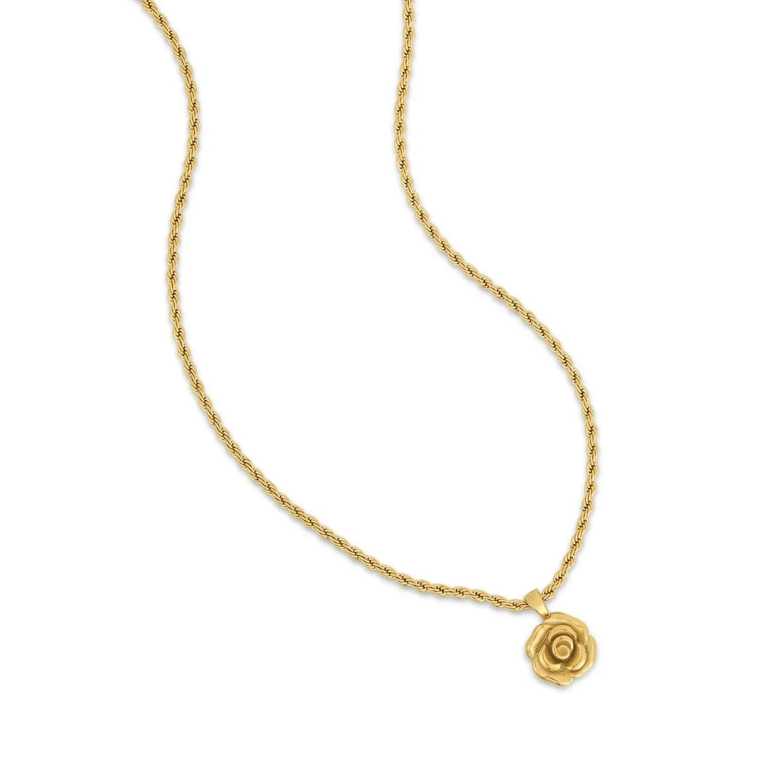 Rosebud Pendant Necklace | Necklaces by DORADO