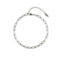Paper Clip Anklet - 4mm | Anklets by DORADO