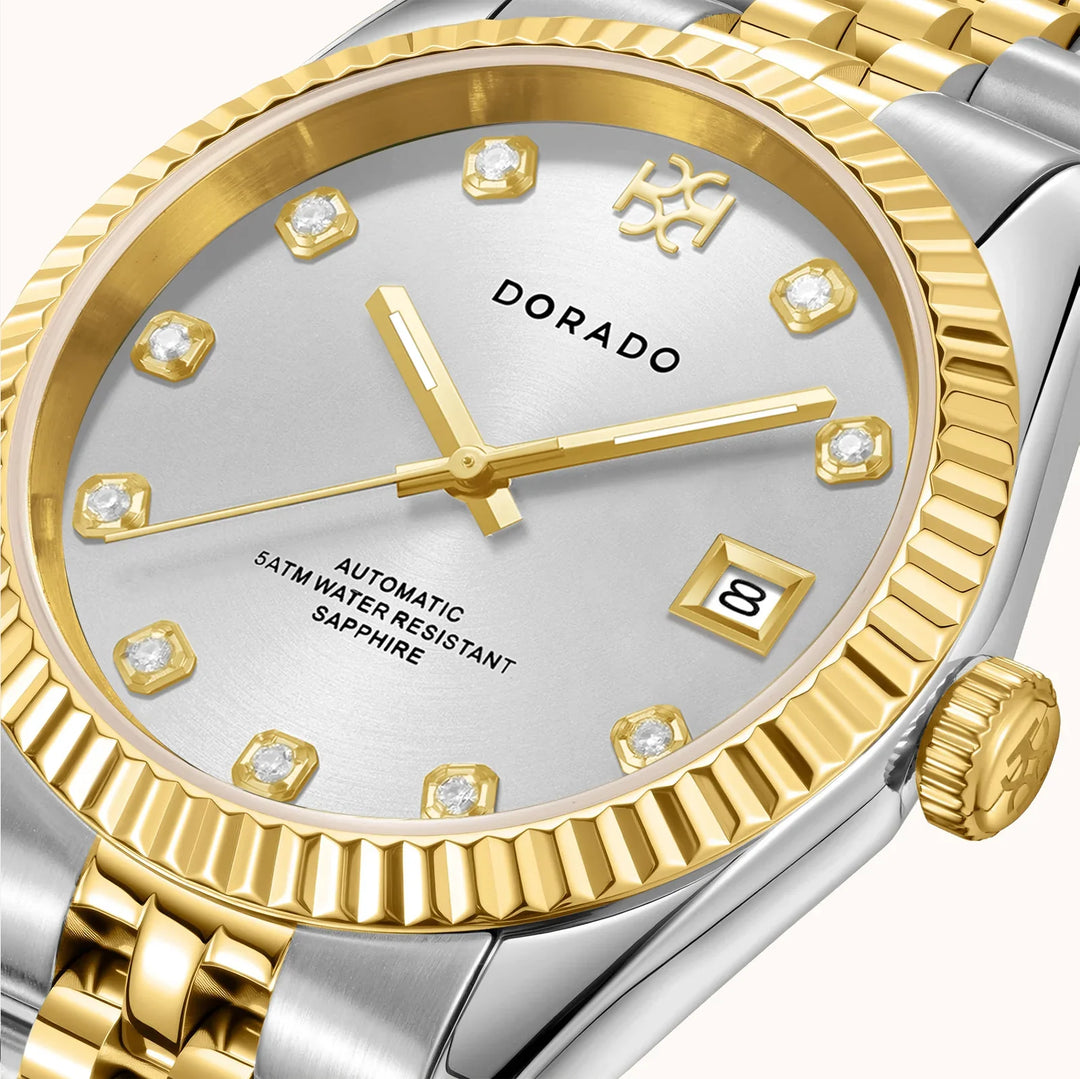 DORADO Two Tone Timeless Watch - Silver