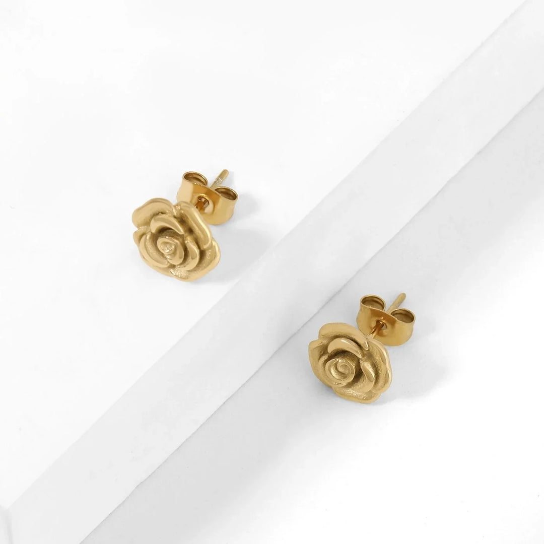Rose Stud Earrings | Earrings by DORADO