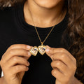 Kids Locket Necklace Photo Pendant