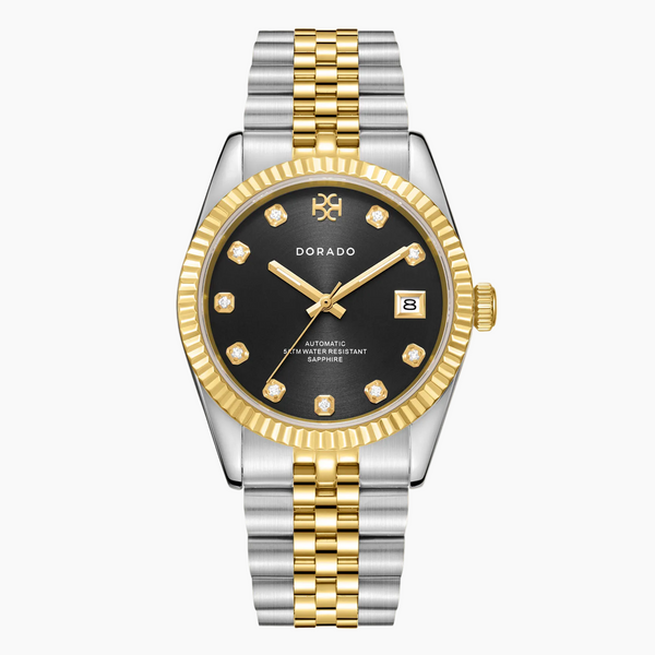DORADO Two Tone Timeless Watch - Black | Watch by DORADO