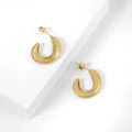 Minimal Twist Earrings | Earrings by DORADO