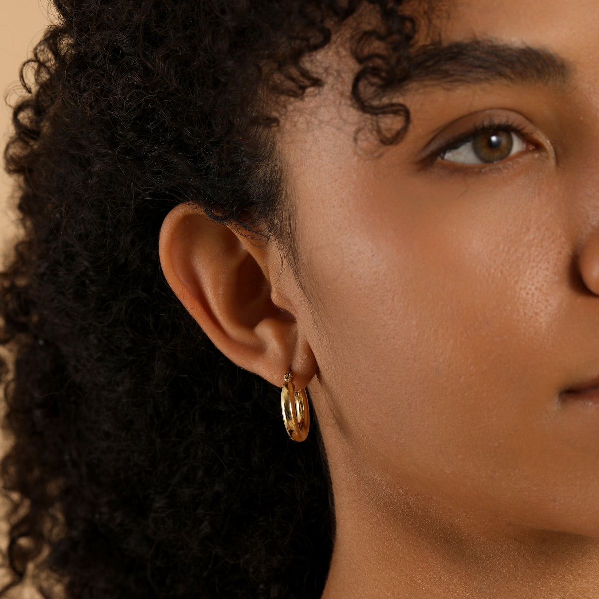 Bold Tube Hoop Earrings | Earrings by DORADO