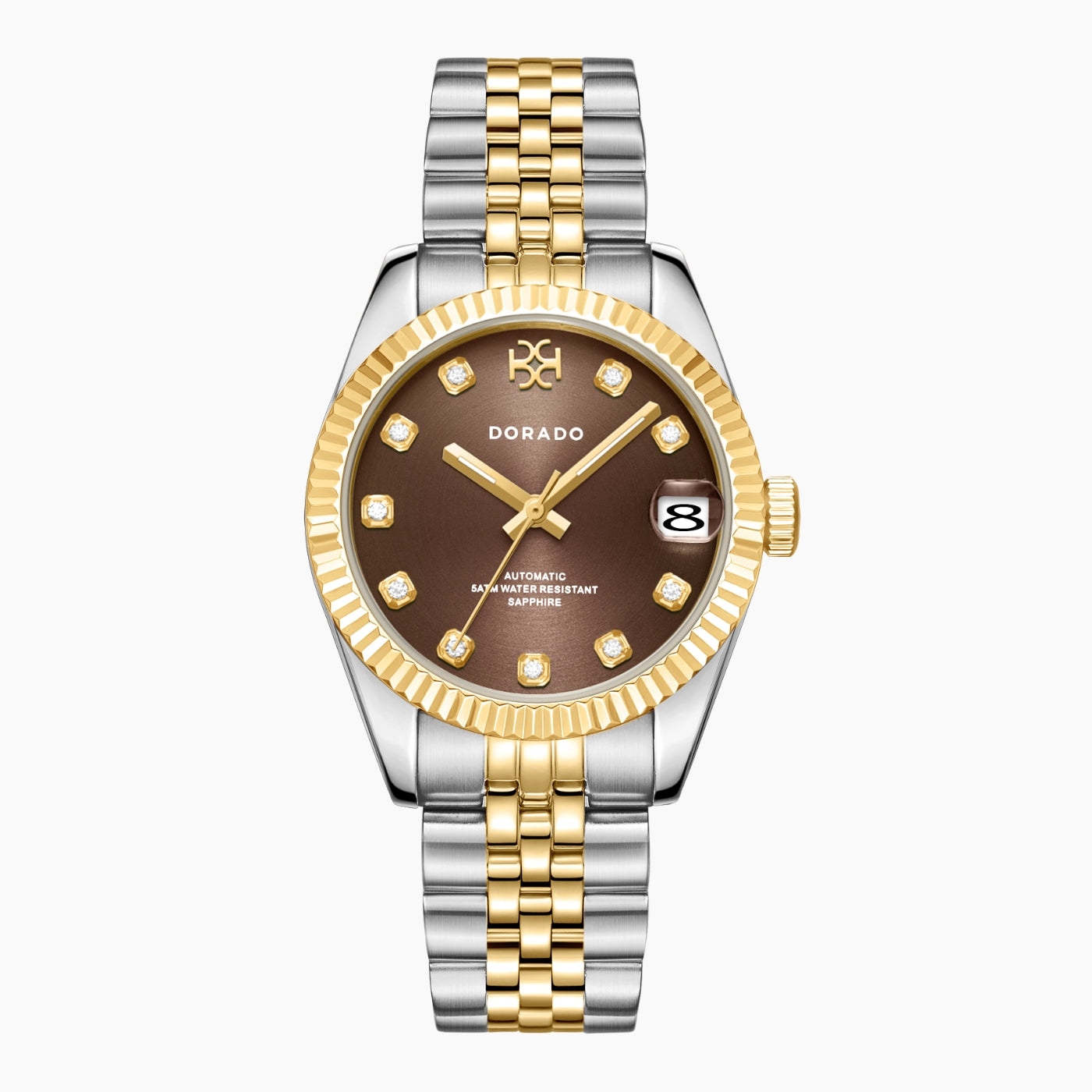 DORADO Two Tone Timeless Watch - Chocolate | Watch by DORADO