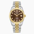 DORADO Two Tone Timeless Watch - Chocolate | Watch by DORADO
