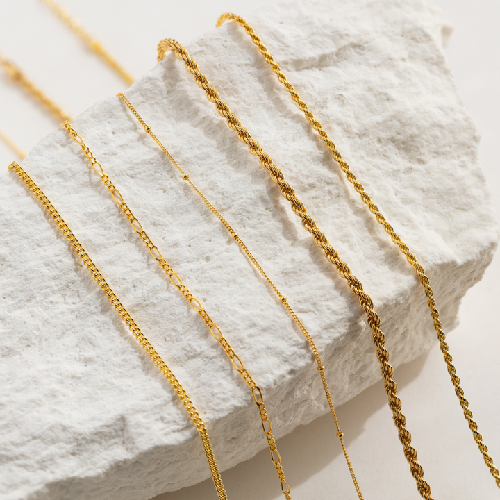 Curb Chain Necklace - 2mm | Necklaces by DORADO