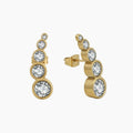5 Stone Stud Earrings | Earrings by DORADO