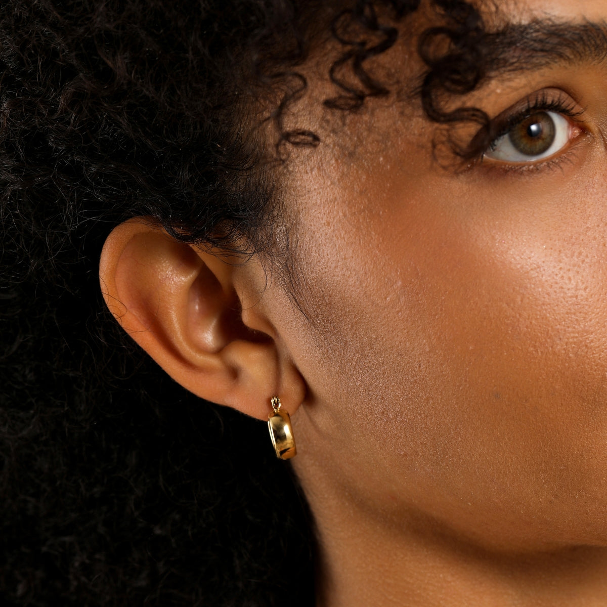 Bold Dome Hoop Earrings | Earrings by DORADO