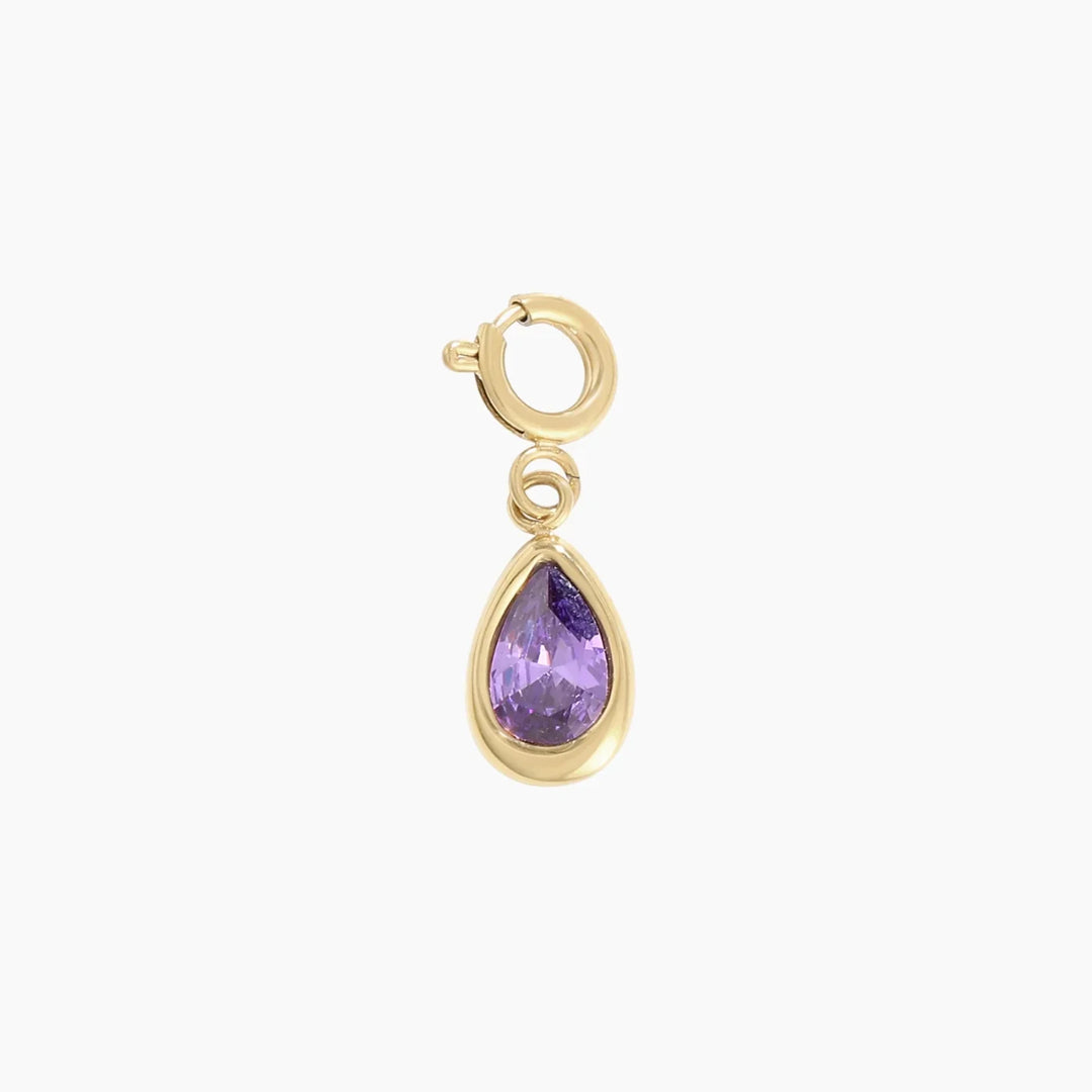Birthstone Teardrop Charm | Charms by DORADO