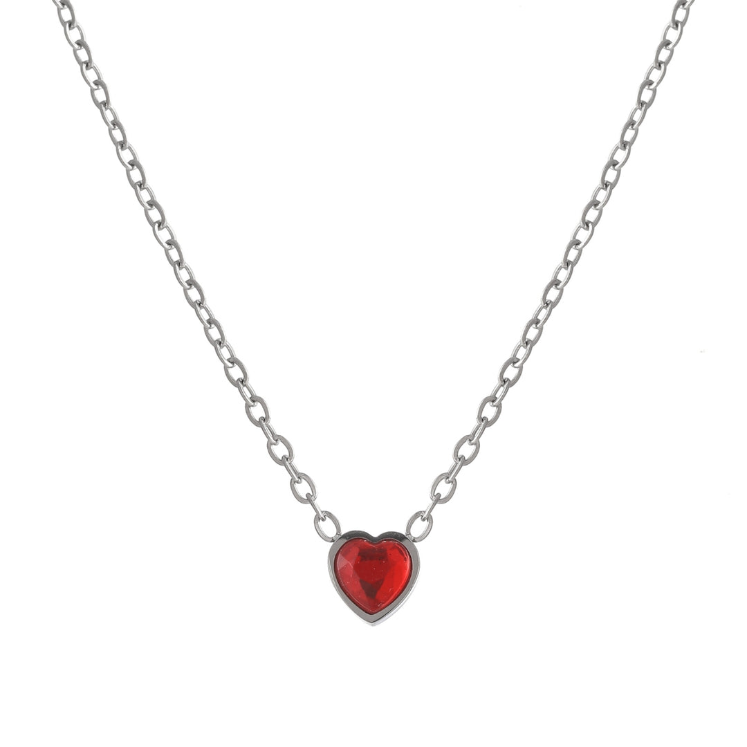 Heart Birthstone Necklace | Necklaces by DORADO