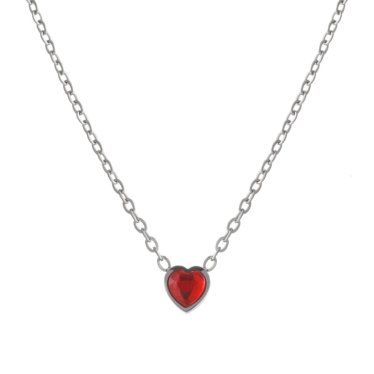 Heart Birthstone Necklace | Necklaces by DORADO