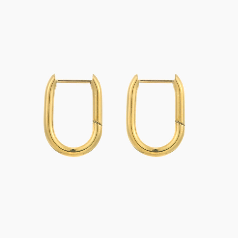 Square Hoop Earrings | Earrings by DORADO