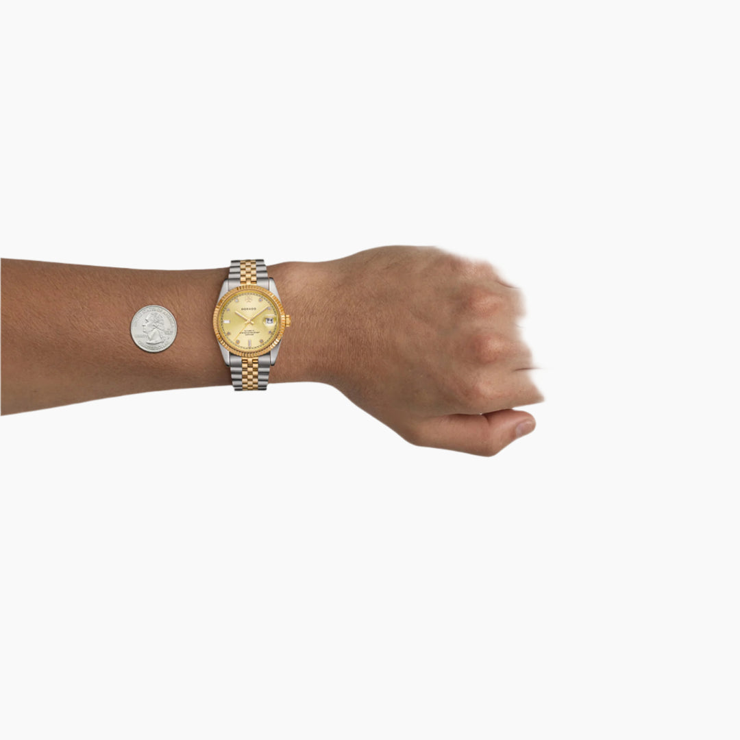 DORADO Two Tone Timeless Watch - Gold | Watch by DORADO