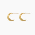 Bold Crescent Stud Earrings | Earrings by DORADO