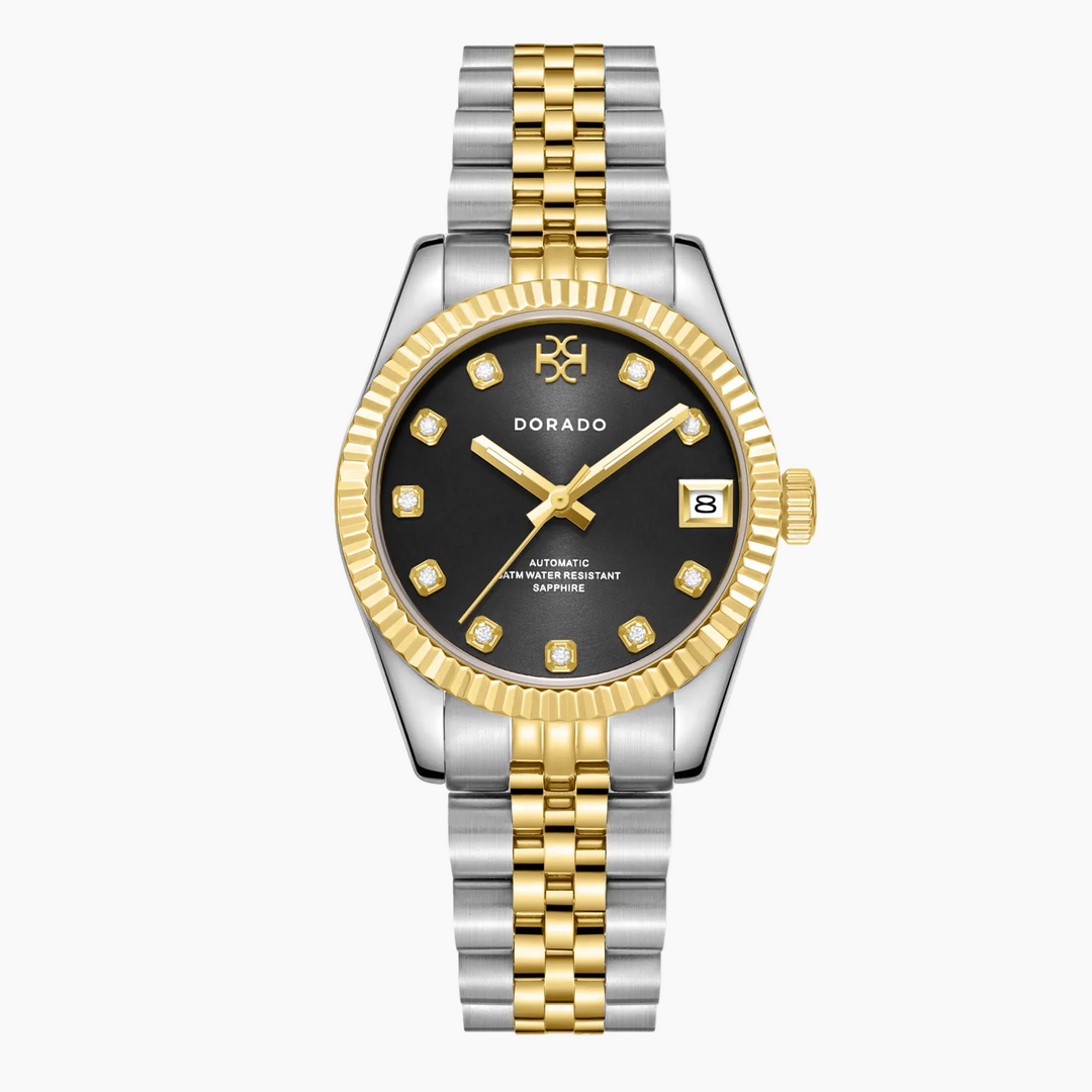 DORADO Two Tone Timeless Watch - Black | Watch by DORADO