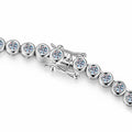 Round Bezel Tennis Chain Necklace | Necklaces by DORADO