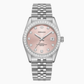 DORADO Iced Silver Timeless Watch - Pink | Watch by DORADO