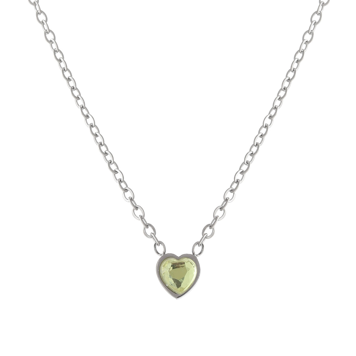 Heart Birthstone Necklace | Necklaces by DORADO