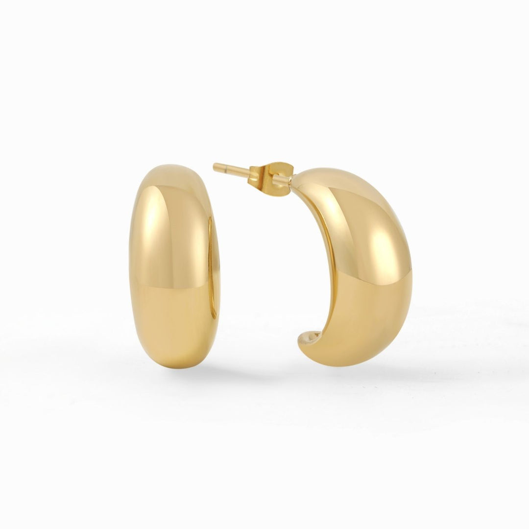 Bold Crescent Stud Earrings | Earrings by DORADO