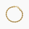 Mens Rope Chain Bracelet - 6mm