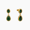 Heirloom Teardrop Stone Earrings | Earrings by DORADO