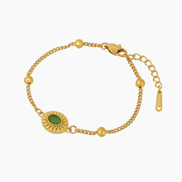 Heirloom Emerald Stone Bracelet | Bracelets by DORADO