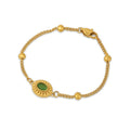 Heirloom Emerald Stone Bracelet | Bracelets by DORADO