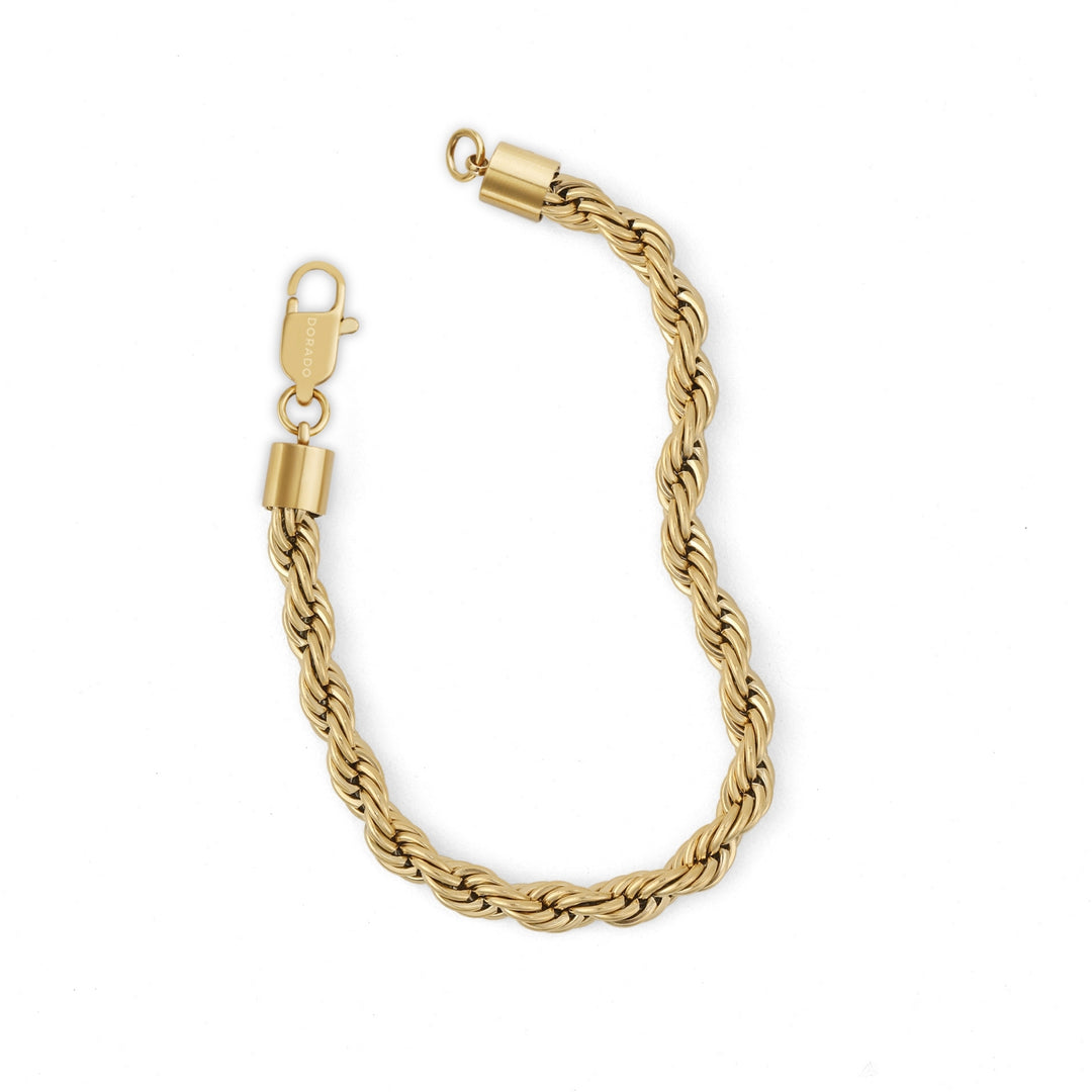 Mens Rope Chain Bracelet - 6mm